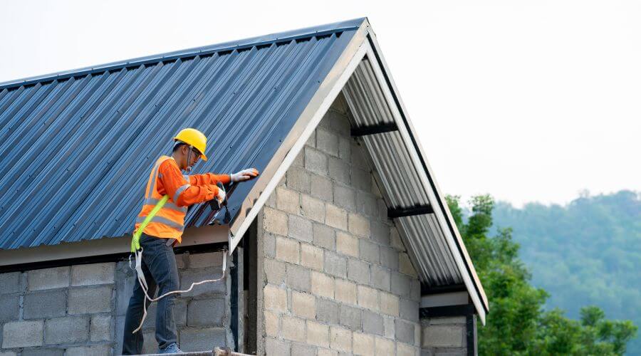Professional metal roof installation in Bath, PA